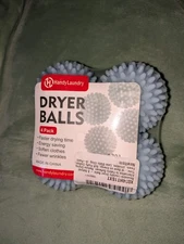 4  Pack Light Blue Handy Laundry Reusable Dryer Balls Laundry Wash New