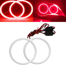 led 110MM Red Angel Eyes 78SMD COB LED Driving Light DRL Halo Ring Day Decorativ