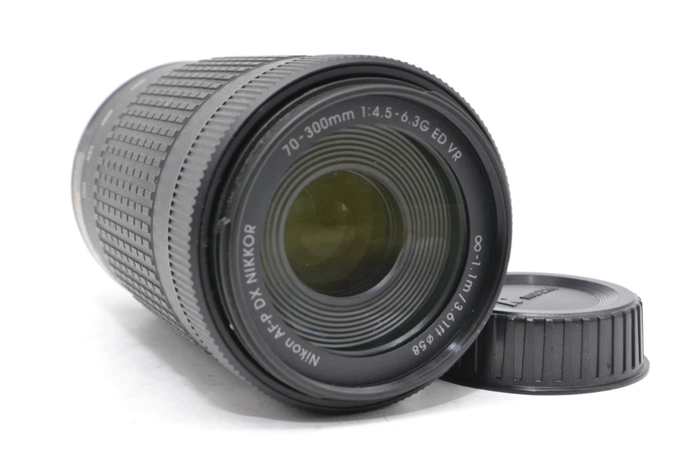NEAR MINT Nikon AF-P DX Nikkor 70-300mm f4.5-6.3G ED VR Lens From JAPAN tested - Bild 2 von 4
