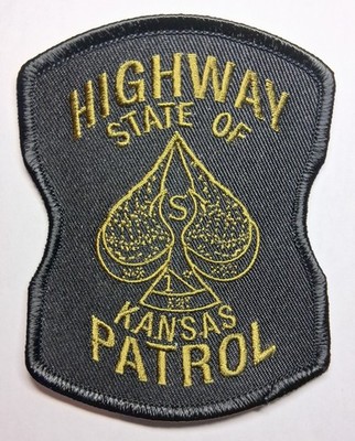 Kansas Highway Patrol SRT K-9 HDU Patch -  FREE Tracked US Shipping !