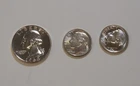 PROOF Washington Quarter and ROOSEVELT Dimes Lot 90% SILVER $.45 Face
