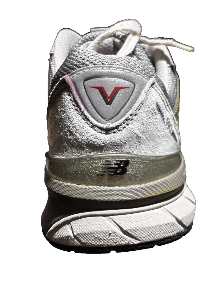 Tênis New Balance 990v5 Fabricado nos EUA Cinza/Castlerock W990GL5 Feminino Tamanho 5.5 - Imagem 3 de 4