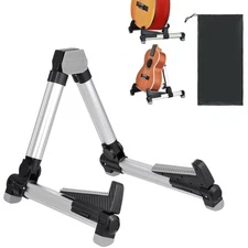 EASTROCK Folding Guitar Stand,Portable Tripod A Frame Aluminium Music Stand f...