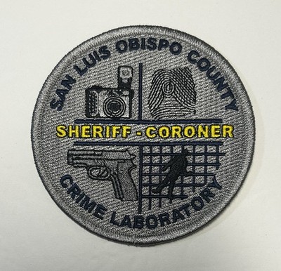CALIFORNIA CA SAN LUIS OBISPO COUNTY SHERIFF CORONER CRIME LABORATORY #PDD27