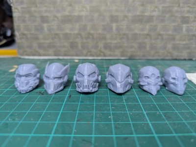 6x Cyberpunk Heads Custom 6''   Action Figure marvel legends mezco 
