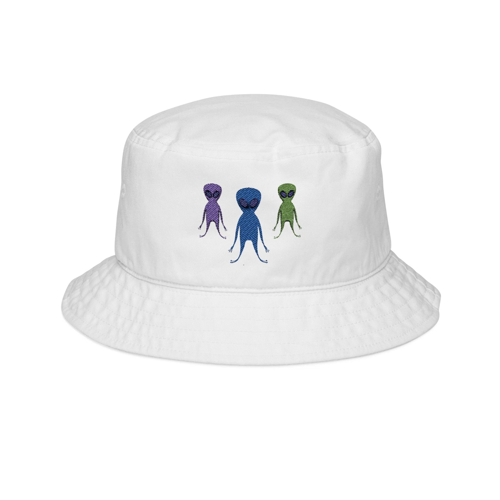 Aliens Bucket Hat | Embroidered Extraterrestrial Hat
