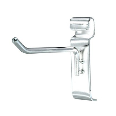 SSWBasics Chrome Wire Grid Hooks (Grid Wall Hooks) - 4'' - Pack of 50