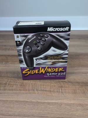 MICROSOFT SIDEWINDER GAME PAD CONTROLLER With Box 15 PIN SERIAL PORT 