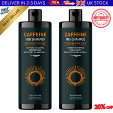 by Amazon Men’s Caffeine Shampoo, 2 x 400 ml 4.86 per litre