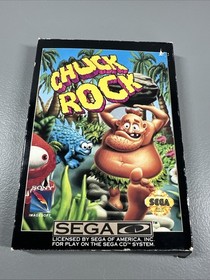 Chuck Rock Sega CD Complete in Box CIB Excellent Condition