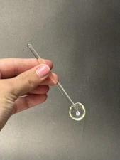 Vintage Glass Jelly Jam Sugar Salt Condiment Mayonnaise Spoon Replacement 4”