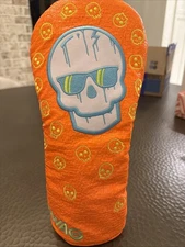Rare Swag Driver Headcover Orange Snakeskin Classic Swag Headcover Brand New