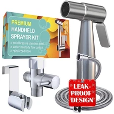 Premium Bidet Sprayer - Handheld Bide Jet Spray for Toilet | Adjustable Water...