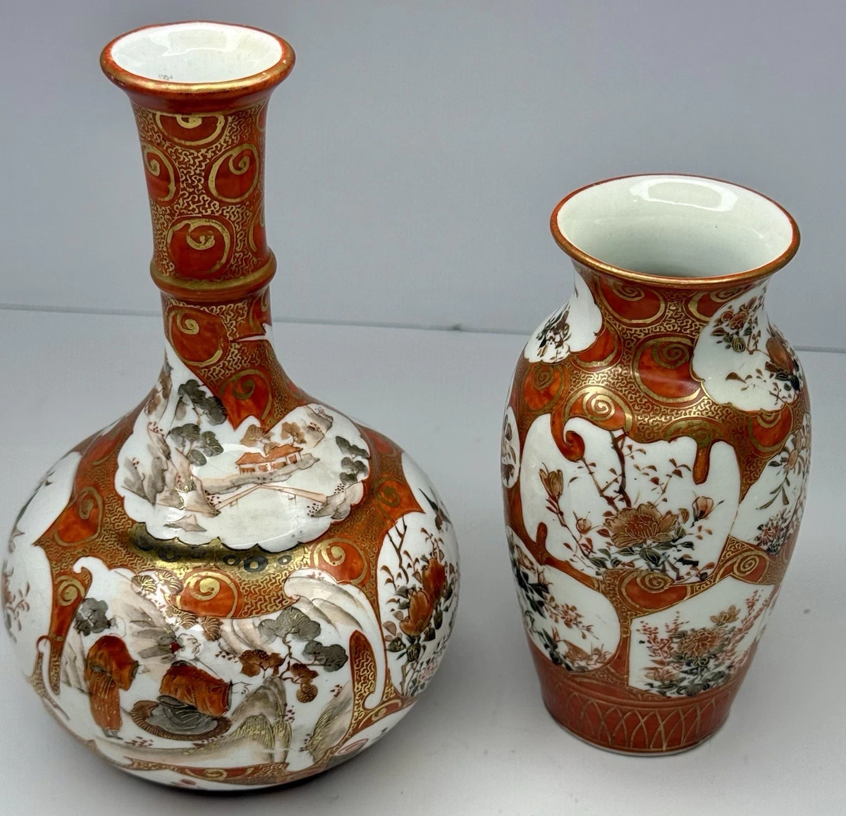 Antique Original Porcelain & Pottery Japanese Vases 1850-1899 for