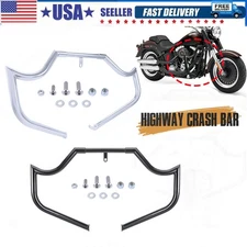 Engine Guard Crash Bar For Harley Softail Fat Boy Low Rider Sport Glide 18-25 US