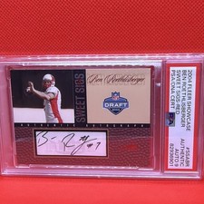 Fleer 2004 Showcase Sweet Sigs Authentic Ben Roethlisberger Auto SSA-BR /68
