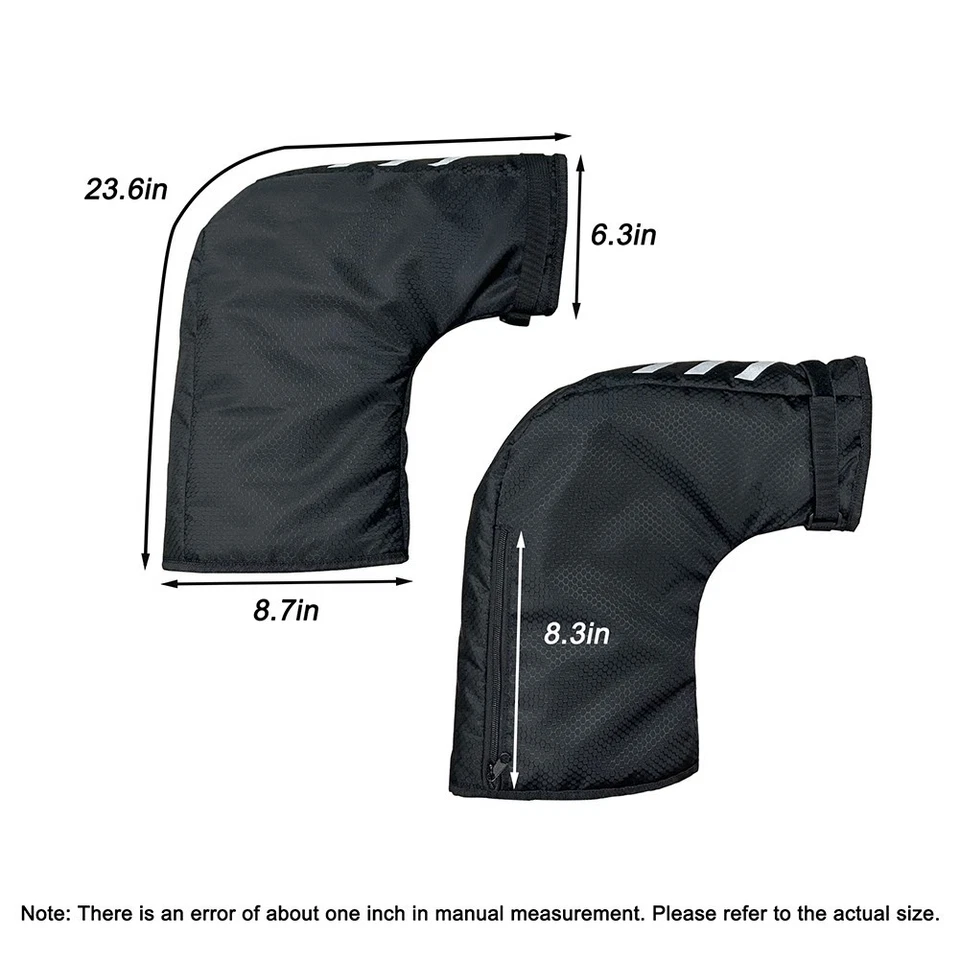 Pair Handlebar Mittens for Winter Riding Mountain Bikes Electric Bike Gloves - Image 4 of 4