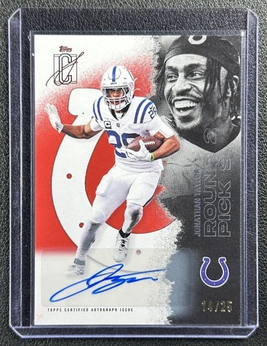 2025 Topps Signature Jonathan Taylor Veteran Class Autographs (RAW)