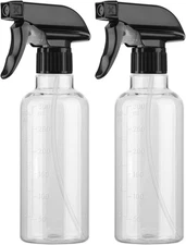 Spray Bottles 2-Pack, 10 Oz, Mist & Stream, Heavy Duty Spraying Empty Water Spra