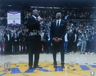 Kobe Bryant Magic Johnson 16x20 Beckett BAS Autographed Lakers Basketball Photo!