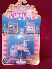 Rare Vintage Matchbox Carousel Collection Royal Fancy Horses Fashion Parade MIP