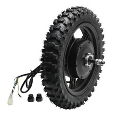 48V 800W Brushless Hub Wheel Motor with 2.50-10 inch Tire for Electric Scooter