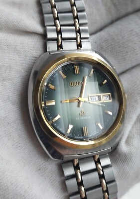 excellent vtg Orient cA chrono Ace Jaguar focus Y429-21461 NOS