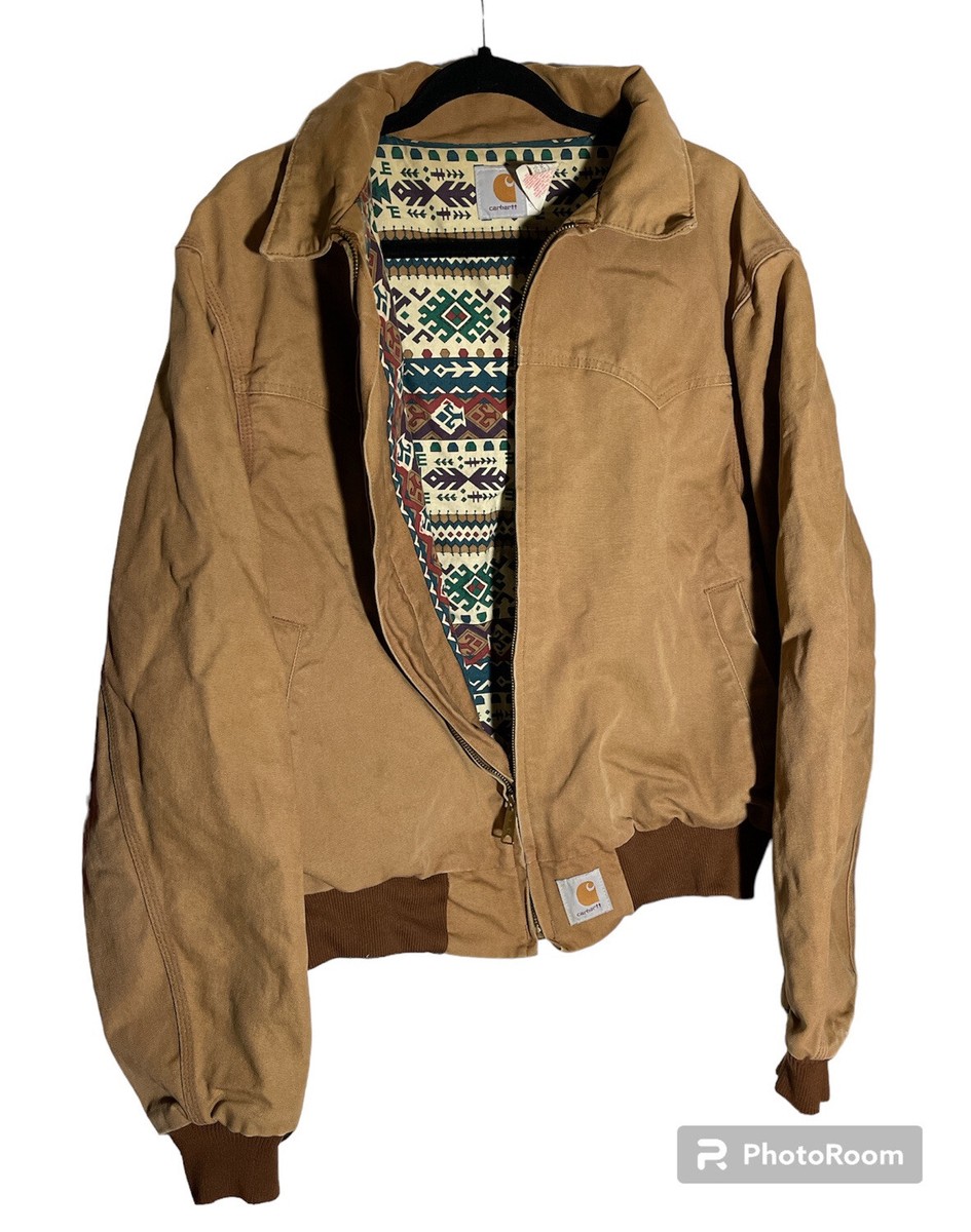 VTG Carhartt JS2006 Santa Fe Western Aztec Lined Jacket VTG Carhartt JS2006 Santa Fe Western Aztec Lined Jacket