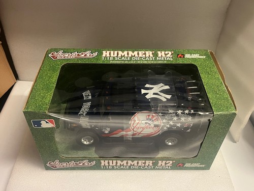 1:18 Scale Hummer H2 MLB Sports Art Diecast NY Yankees Limited Edition New York - Picture 6 of 10