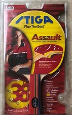 STIGA ASSAULT RACKET for TABLE TENNIS / PING PONG PADDLE / USATT - SKU: T0050