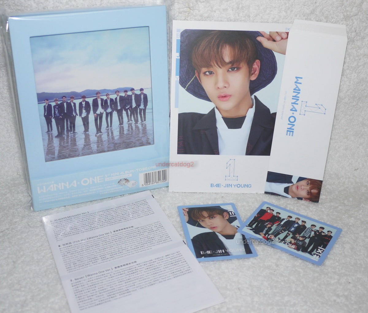 WANNA ONE 1X1=1 TO BE ONE Sky Ver. Taiwan Ltd CD+Bae