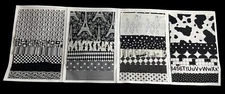 Michael Miller Fabric Look Book Salesman Sampler Black White Collection