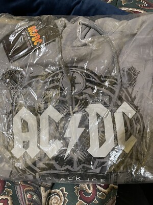 AC/DC Hooded Sweatshirts - Black Ice With Tags XXL. Ltd Ed Gloria Jeans