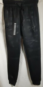 Cifrado Negro Camo Cordón ajustable Pantalones para Hacer ejercicio  Pantalones para hombre Pantalones Talla Pequeña sudores Nuevo | eBay