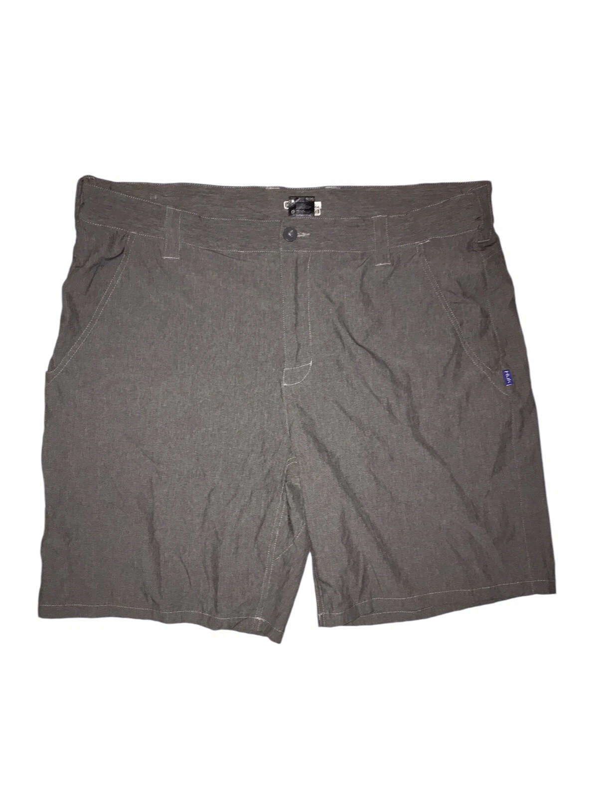 Huk Performance Shorts Mens XXL Expand Waist Gray Golf Fishing Outdoor C36