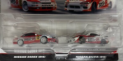 Hot Wheels Premium Car Culture Twin 2 Pack Nissan 240SX S14