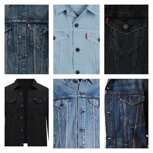Veste de camionneur Levis Hommes Denim coton bouton denim veste de camionneurs de nombreuses couleurs