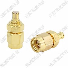 1x Adapter SMA Male Plug to MCX Male Plug Straight SMA/MCX Converter Connector
