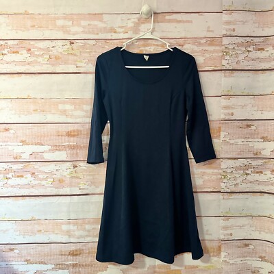 navy blue long sleeve fit and flare dress Mac Duggal - Navy Embellished Long Sleeve Velvet Trim A-Line Midi Dress