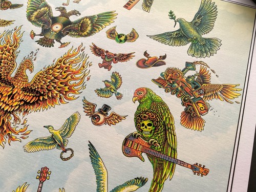 Emek Dead and Company San Francisco Birds of Feather AE #/200 Art Print Poster - Picture 5 of 12