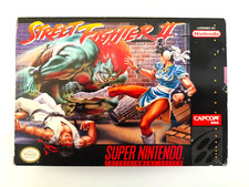 STREET FIGHTER II - SNES - NEVER USED, GRADED CIB conditions - PAL - Man. ENG+IT