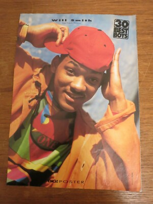 Rare 1 Page Clipping Picture Very Young WILL SMITH Fresh Prince S63