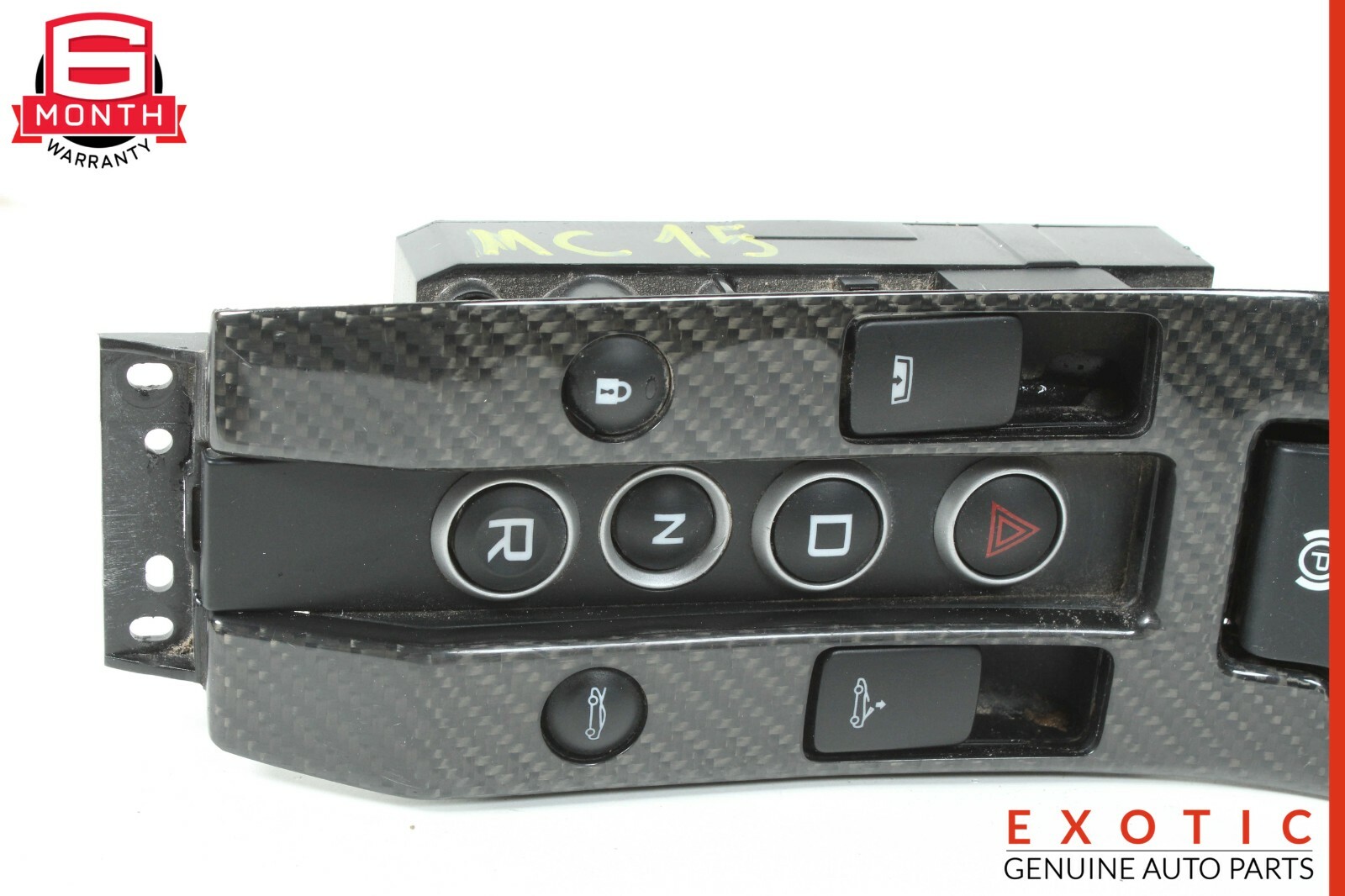15-17 McLaren 650S Center Console Control Switch Panel OEM