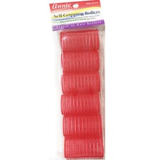 ANNIE SELF-GRIPPING ROLLERS 1313, 6 COUNT RED X-LARGE 1-1/4"