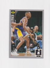 1994-95 Collector's Choice SILVER SIGNATURE #287 Cedric Ceballos L.A. LAKERS