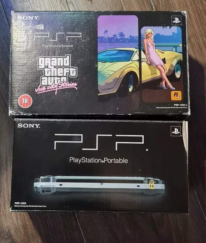 Boxed PSP Console 1004 Series - GTA Vice City Stories Edition (RARE/CIB)