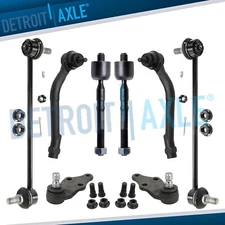 Front Tie Rods Sway Bar Ball Joints for Hyundai Azera Sonata Kia Optima Cadenza