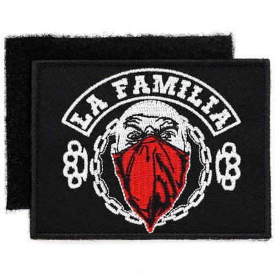 La Familia Germany Aufnäher – Lustig & Einfach Per Bügel Aufzubringen, 8x3,5 Cm, Gestickt