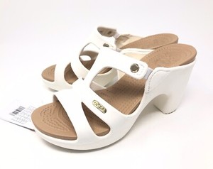 platform croc sandals