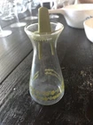 Vintage Pyrex Green Flowers Cruet
